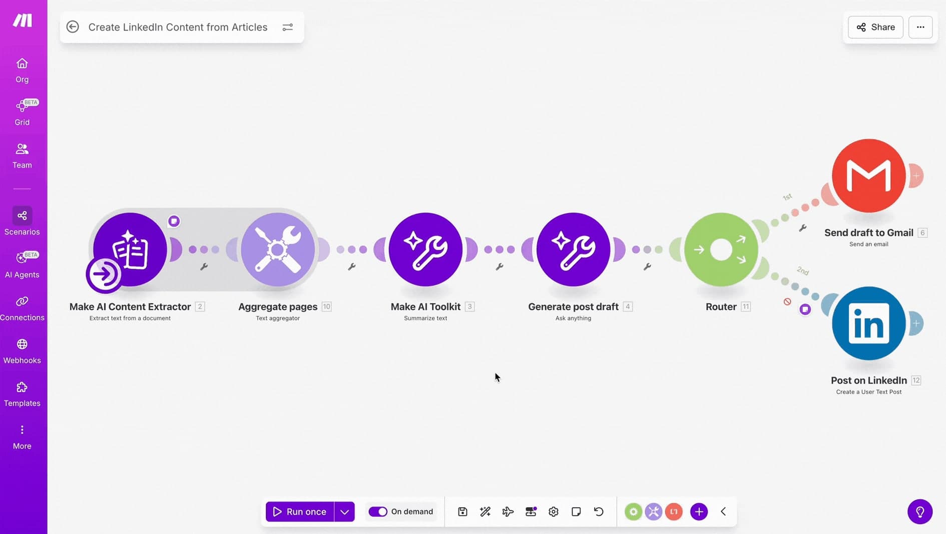 Make website screenshot