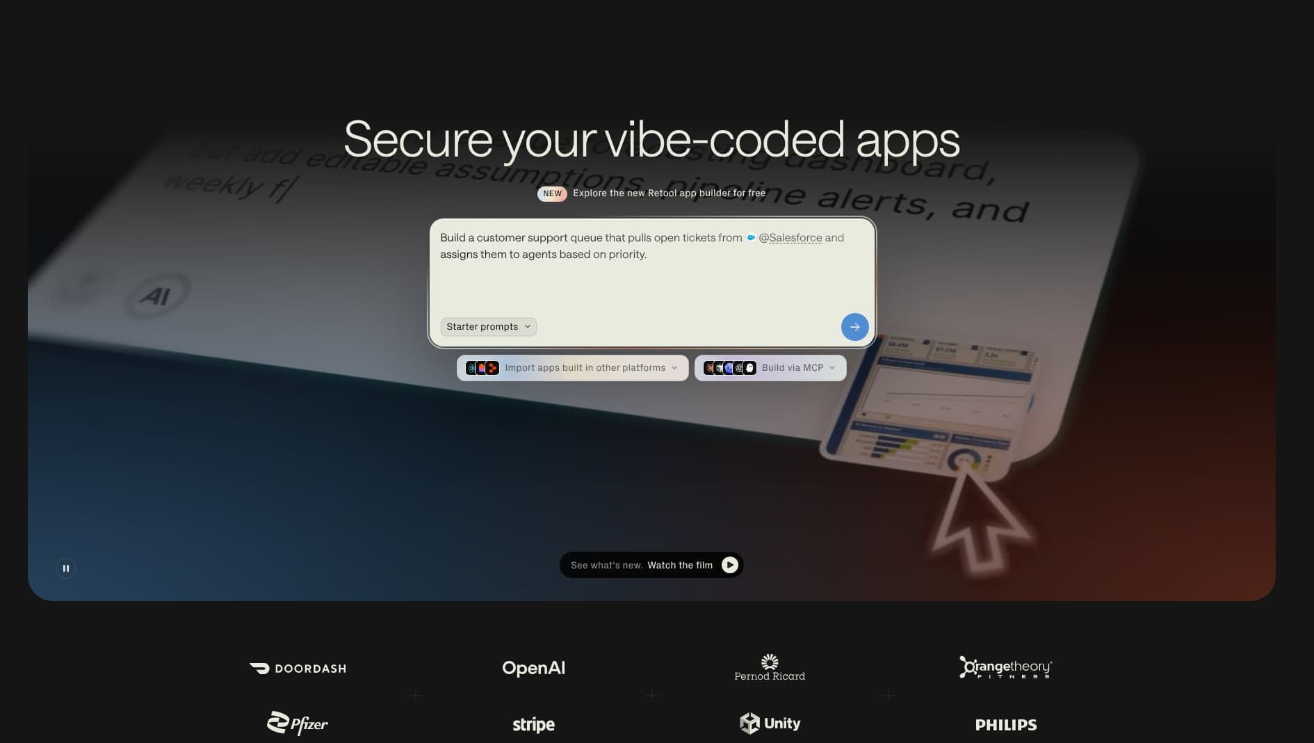 Retool website screenshot